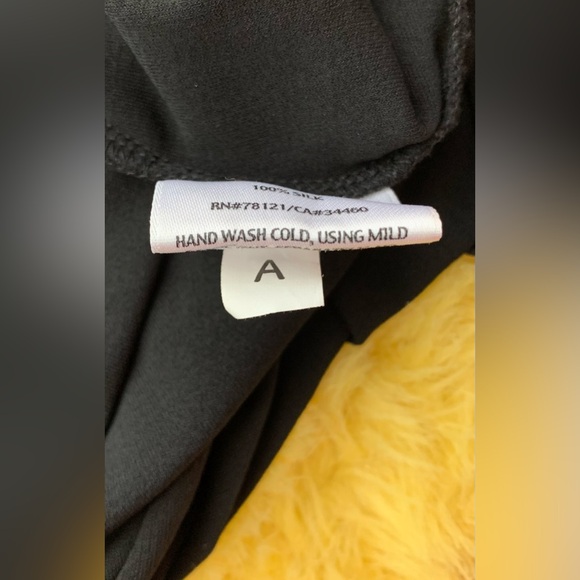 Excellent Condition, Eileen Fisher, Black 100% Silk Slip Dress, Size Small - Picture 8 of 9